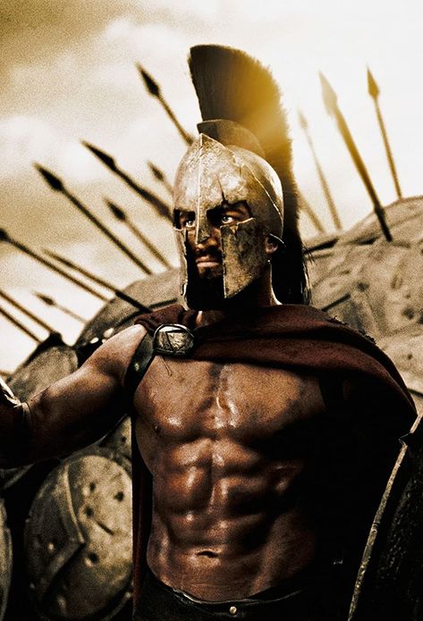 300 Leonidas, Abs Of Steel, Warrior Training, 300 Workout, King Leonidas, 300 Movie, Roman Armor, Spartan Tattoo, Photo Album Layout