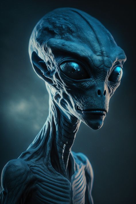 Alien 3d Art, Pictures Of Aliens, Alien Portrait, Alien Pictures, Egyptian Goddess Art, Alien Photos, Predator Alien Art, Alien Life Forms, Ufo Art