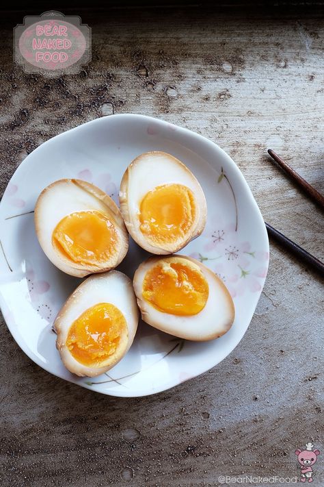 Boiled Eggs Recipes Breakfast, Shoyu Tamago, Tamago Recipe, Boiled Eggs Recipes, Soy Sauce Egg, Onsen Tamago, Marinated Eggs, Soy Sauce Eggs, Ramen Egg