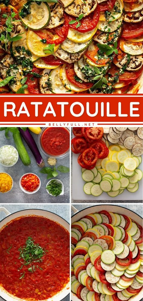 Baked Ratatouille Recipe With Cheese, Dinner Ideas With Bread, Make Ahead Sides, Ratatouille Recept, Best Easter Dinner, Ratatouille Recipes, How To Make Ratatouille, Easy Ratatouille Recipes, Ratatouille Recipe