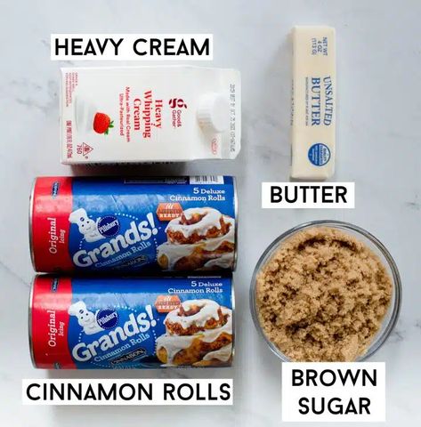 TikTok Cinnamon Rolls with Heavy Cream | Greens & Chocolate Pecan Rolls Recipe, Pillsbury Cinnamon Roll Recipes, Pecan Cinnamon Rolls, Cinnamon Roll Monkey Bread, Pillsbury Cinnamon Rolls, Monkey Bread Recipe, Cinnabon Cinnamon Rolls, Caramel Rolls, Pecan Sticky Buns