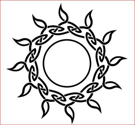 🌞 Weekly Witchy CHALLENGE - Solar Magick - Activities - The Spells8 Forum Sun Symbol Tattoo, Eternity Tattoo, Sun Tattoo Meaning, Celtic Sun, Sun Tattoo Designs, Celtic Circle, Sun Symbol, Celtic Tattoo, Symbol Tattoo