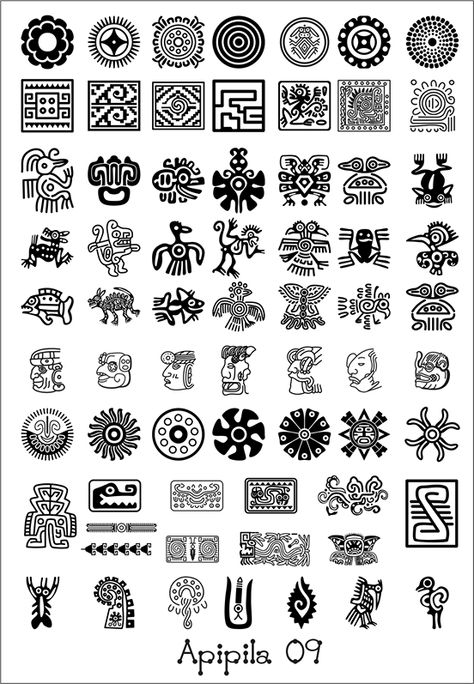 Inca Art, Tato Maori, Petroglyphs Art, Aztec Symbols, Armband Tattoos, Ancient Drawings, Muster Tattoos, 얼굴 드로잉, Desain Editorial