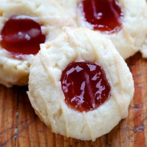 Raspberry Thumbprint Cookies {VIDEO} | i am baker Cookies Thumbprint, Raspberry Thumbprint, Raspberry Thumbprint Cookies, Stay At Home Chef, Thumbprint Cookies Recipe, I Am Baker, Cookie Videos, Thumbprint Cookies, Recipes Christmas