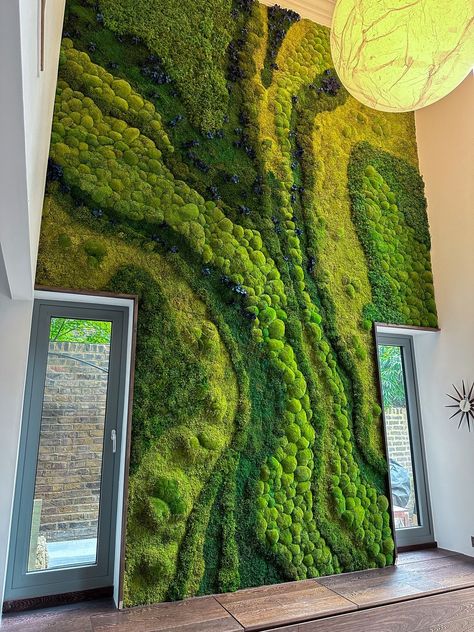 Happy National Relaxation Day! 🌿✨ At @vertigrowuk, we believe that relaxation starts with the environment around you. That's why we specialise in biophilic design, bringing the tranquillity of nature into your spaces. Today, take a moment to unwind and immerse yourself in the calming influence of greenery. Whether it's a lush living wall, a serene moss installation, or our bespoke natural decor, biophilic elements can transform any room into a sanctuary of peace and well-being. Studies hav... Biophilic Wall Design, Moss Interior Design, Moss Installation, Biophilic Design Interiors, Moss Inspiration, Biophilic Office Design, Living Moss Wall, Biofilic Design, National Relaxation Day