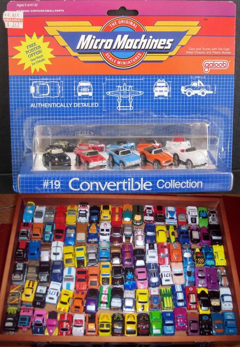 OMG I miss Micro Machines. I would still collect them if they were still in production. Vintage Toys 1980s, 80’s Toys, Childhood Things, Old School Toys, Micro Machines, Popular Toys, 80s Toys, 90s Childhood, Toy Cars