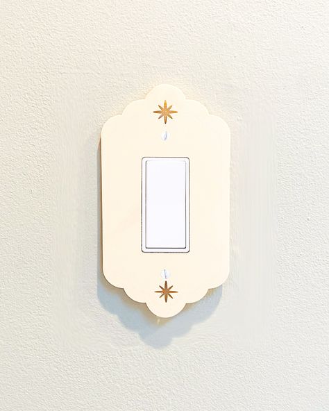 Art Deco Bathroom, Kid Rooms, Girl’s Room, Light Switch Plate, Light Switch Plate Cover, Star Light, Light Switch Cover, Switch Plate Covers, Light Switch Plates