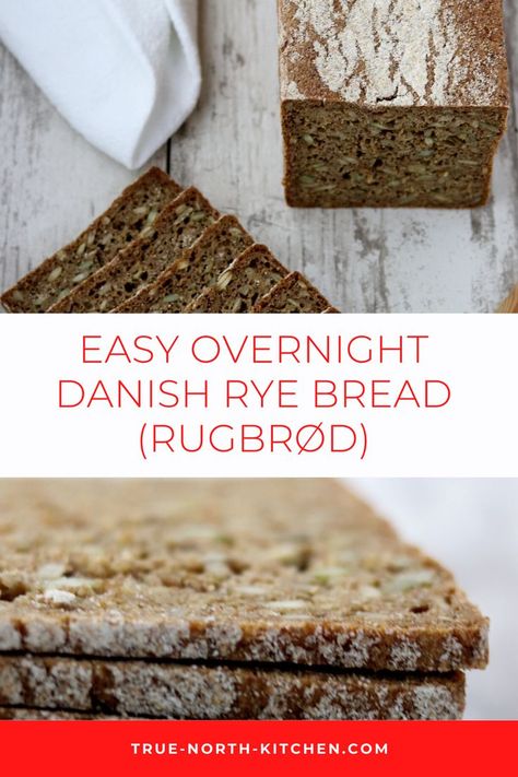 Nordic Bread Recipe, Sourdough Rye Sandwich Bread, Smorrebrod Recipe, Rugbrod Recipe, Danish Bread Recipe, Swedish Rye Bread Recipe, Scandinavian Bread, Nordic Bread, Sourdough Danish