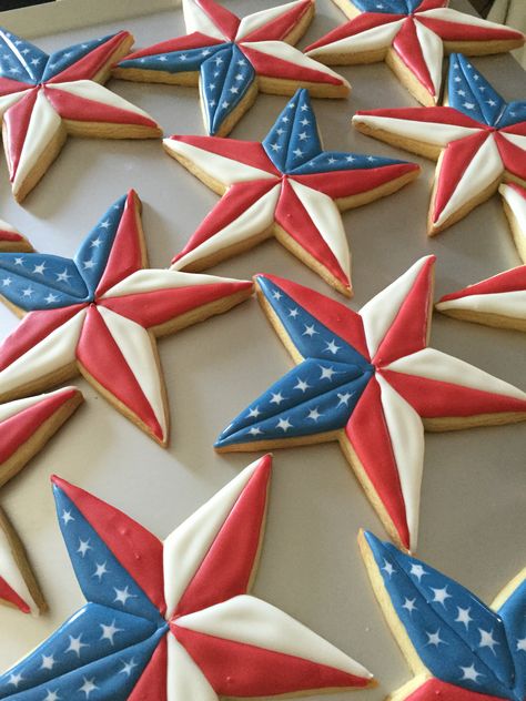 American Flag Cookies Decorated, Flag Cookies Decorated, Patriotic Cookies Decorated, Star Sugar Cookies Decorated, Flag Sugar Cookies, Star Cookies Decorated, July 4th Cookies, American Flag Cookies, Patriotic Sugar Cookies