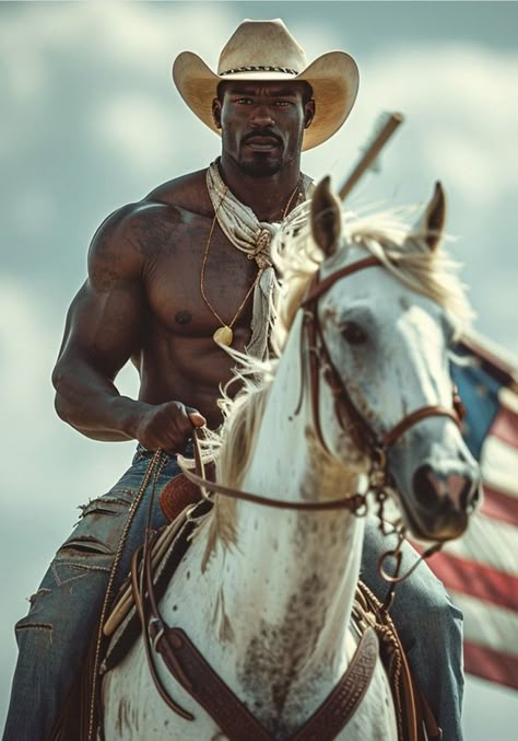 Black Lumberjack Men, Black Cowboy Aesthetic, Warrior Aesthetic Men, Black Cowboy Art, Black Warrior Male, Figure Art Reference, Capoeira Art, Lumberjack Men, Alt Guys