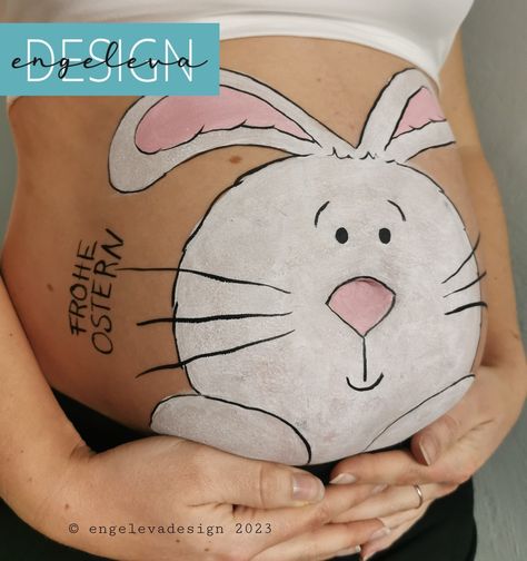 Baby Belly Paintings, Pregnant Belly Painting Ideas, Bump Painting, Pregnant Belly Painting, Cow Baby Shower, Belly Casting, Cow Baby Showers, Belly Bump, Belly Painting