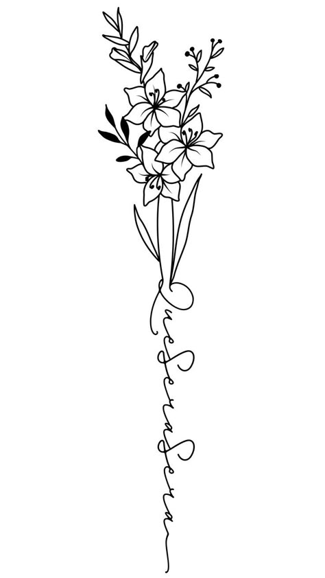 Que Sera Sera Tattoo With Flower, Que Sera Sera Tattoo Ideas, Do You Suppose Shes A Wildflower Tattoo, Rib Flower Tattoos For Women, Perfectly Imperfect Tattoo With Flowers, Stronger Than The Storm Tattoo, Sera Sera Tattoo, Que Sera Sera Tattoo, Tattoos On Ribs