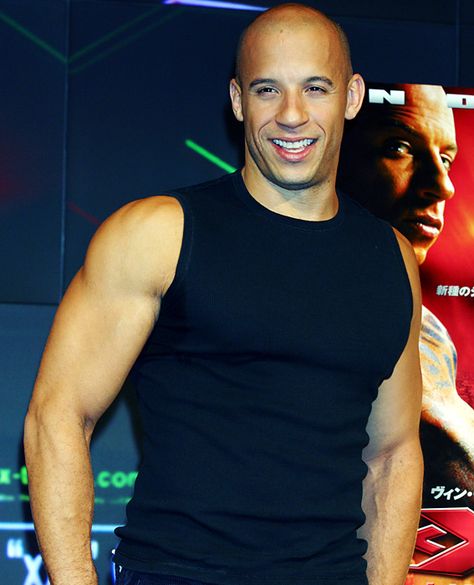 Vin Diesel's Vin Diesel, Latin Music, Dwayne Johnson, Mans World, Fast And Furious, White Tank, Black Sleeveless, White Nikes, Muscles