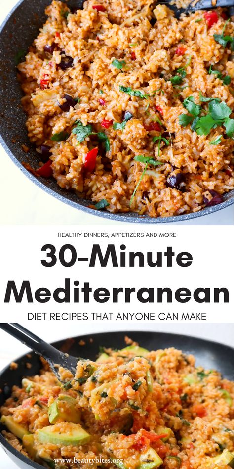 Medatrainian Diet, Medditeranean Diet, Mediterranean Diet Recipes Breakfast, Diet Recipes Breakfast, Diet Dinner Ideas, Mediterranean Diet Dinner, Mediterranean Diet Recipes For Beginners, Diet Pasta, Mediterranean Diet Snacks