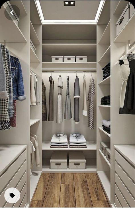 Small Walk In Closet, Walking Closet, Dream Closet Design, Walk In Closet Design, Closet Design Layout, Closet Renovation, Closet Layout, Wardrobe Room, Small Closets