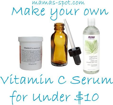 Make It Yourself Monday: DIY Vitamin C Serum for Under $10!! Fight Off Signs Of Aging! Diy Vitamin C Serum, Vitamin C Powder, Health Signs, Younger Skin, Beauty Remedies, Diy Skincare, Homemade Beauty, Beauty Diy, Vitamin C Serum