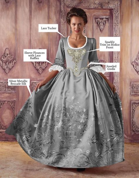 Simplicity 8411 – A New 18th Century Pattern! – American Duchess Blog Roccoco Dress, 18th Century Dresses, Rococo Dress, Historical Sewing, American Duchess, Historical Costuming, 18th Century Dress, Rococo Fashion, 18th Century Costume