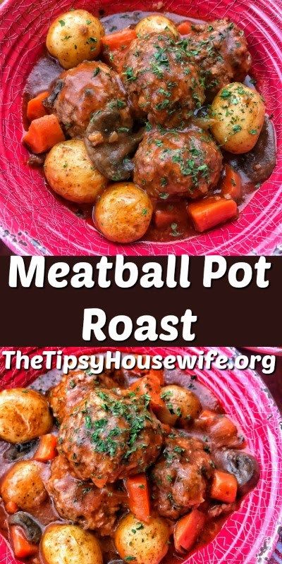 Meatball Pot Roast, Traditional Pot Roast, Meatballs Dinner, Meatball Dinner, Meatball Recipes Easy, Pot Roast Recipes, Beef Recipes Easy, Crockpot Recipes Slow Cooker, Beef Dinner