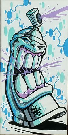 Graffiti Spray Can Art, Best Graffiti Art, Graffiti Drawing Easy, Spray Paint Can Drawing, Graffiti Spray Can Drawing, Spray Can Drawing, Graffiti Style Art To Draw, Graffiti People, Cool Graffiti Art