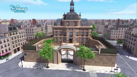 Adrien Agreste House, Agreste Mansion, Miraculous Ladybug Background, Miraculous Background, Ladybug Background, Shifting Visuals, Miraculous Ladybug Memes, Girl Nursery Room, Moving To Paris