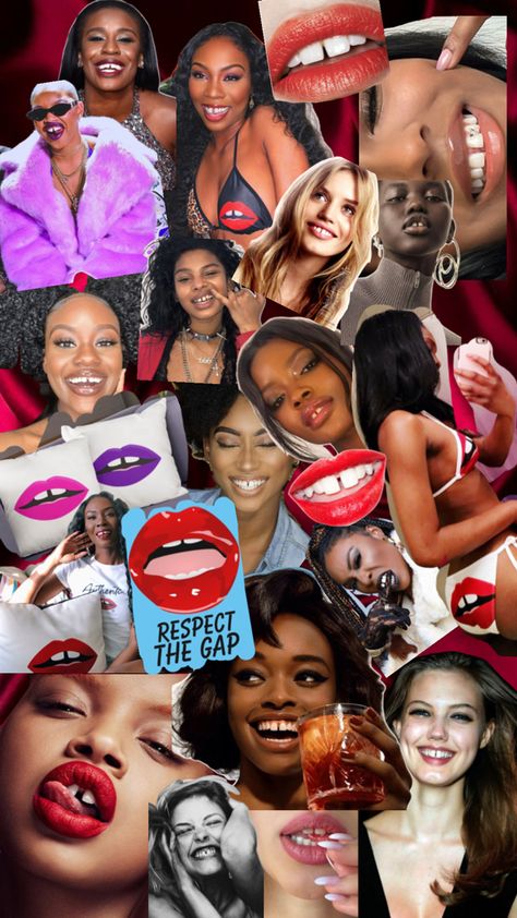 Gap tooth beauty Teeth Gaps Aesthetic, Imperfect Teeth, Who Rule The World, Gap Tooth, Tooth Gap, Taylor Russel, Teeth Aesthetic, Rwby Oc, Gap Teeth