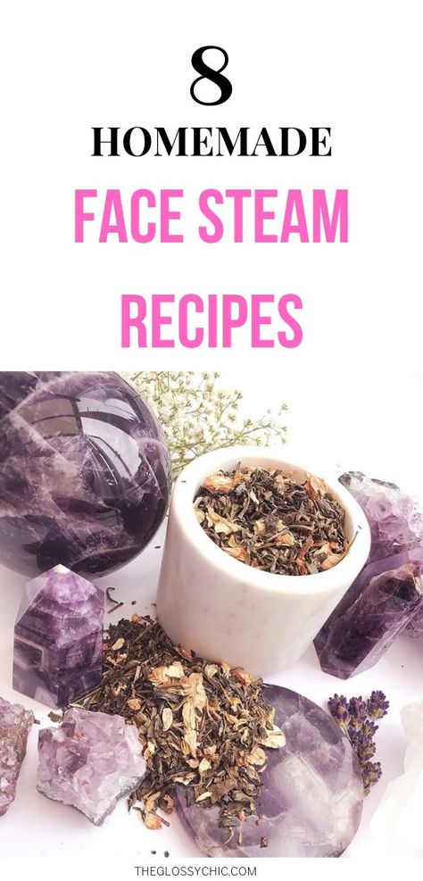 Face Steaming Diy, Diy Face Steamer, Facial Steam Recipes, Steam Facial At Home, Smokeable Herbs, Facial Steam Diy, Farm Witch, Herb Healing, Beauty Treatments Spa