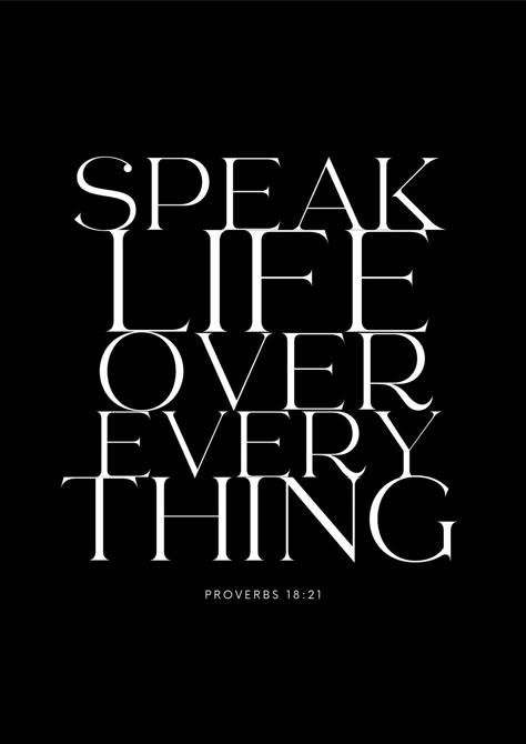 Speak Life Scriptures, Blessed Scripture, Bible Verse Design, Christian Poster, Christian Posters, Vie Motivation, Speak Life, Travel More, Bible Verses Quotes Inspirational