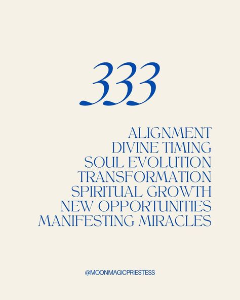 Comment ✨🦋✨333✨🦋✨ to affirm! Angel number 333 signifies divine guidance, encouragement, and support from the universe or higher powers, often indicating alignment with one’s life purpose, spiritual awakening, and the presence of benevolent energies guiding one’s path. Your energy is protected. Your spirit is guided. Your soul is illuminated. Your aura is gorgeous. You hold the power to create the life you desire, priestess. 🤍 @moonmagicpriestess #moonmagicpriestess #333 #angelnumbers... Higher Power Aesthetic, Spiritual Energy Aesthetic, 333 Biblical Meaning, 333 Vision Board, Signs Of The Universe, Quotes From The Universe, Spiritual Alignment Quotes, Spiritualism Aesthetic, 333 Affirmations