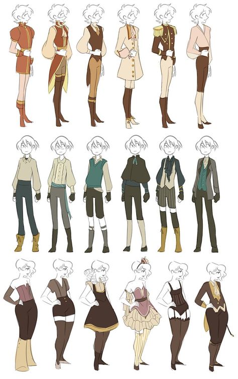 wardrobe by miraongchua.deviantart.com on @deviantART Creature Fantasy, Character Design Cartoon, Clothing Sketches, Drawing Hair, Drawing Anime Clothes, Fashion Drawings, Fashion Design Drawings, Drawing Clothes, 영감을 주는 캐릭터