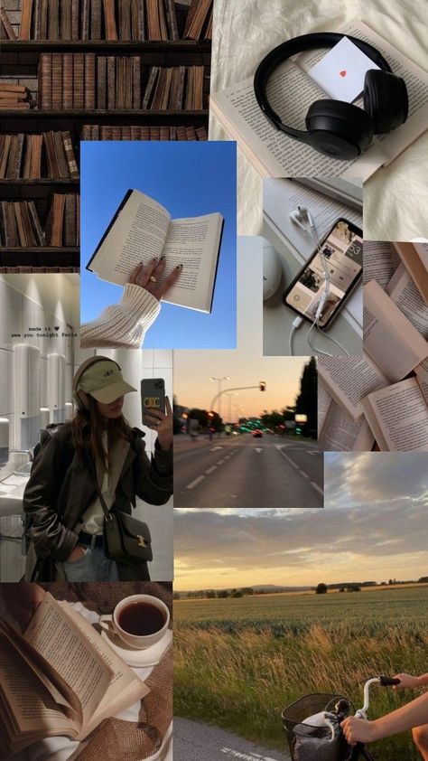 Book Lovers Aesthetic, Reading Wallpaper, Lovers Aesthetic, Wallpaper Book, Collage Book, Book Wallpaper, Iphone Wallpaper Girly, Cute Wallpaper For Phone, Minimalist Wallpaper