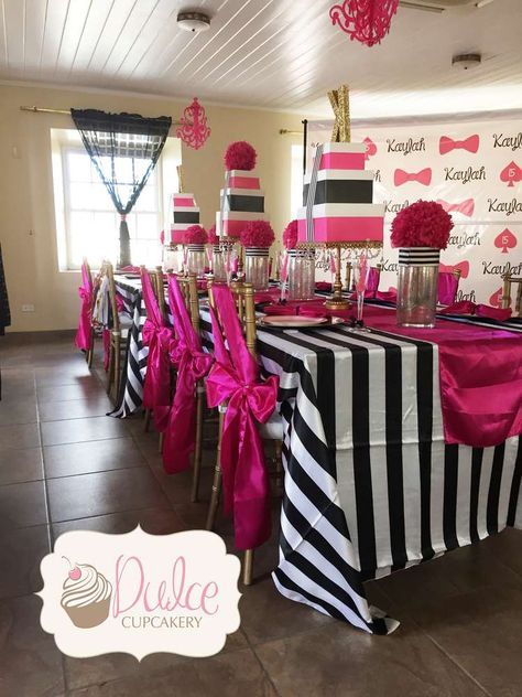 Kate Spade birthday party! See more party ideas at CatchMyParty.com! Kate Spade Party Theme, Kate Spade Birthday Party, Kate Spade Inspired Party, Kate Spade Baby Shower, Kate Spade Theme, Kate Spade Party, Kate Spade Bridal Shower, Kate Spade Bridal, Chanel Party