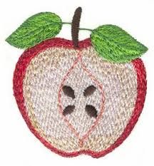 Cut Open Apple Embroidery Design Apple Embroidery, Anita Goodesign, Embroidery Design, Embroidery Designs, Embroidery, Things To Sell, Sewing, Design