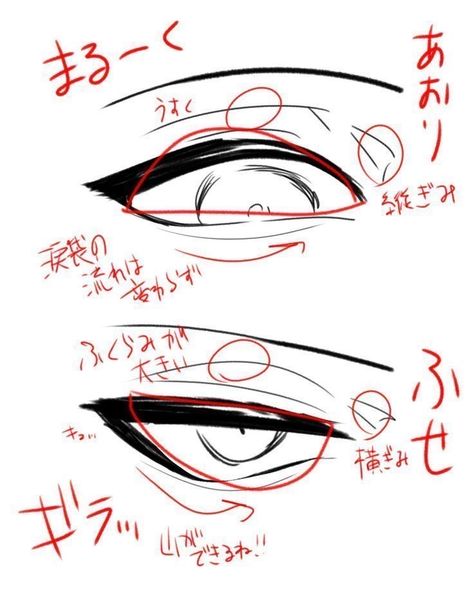 Mata Manga, Drawing Face Expressions, Eye Drawing Tutorials, Seni Dan Kraf, Body Reference Drawing, Sketches Tutorial, Drawing Expressions, Anime Eye Drawing, Digital Painting Tutorials