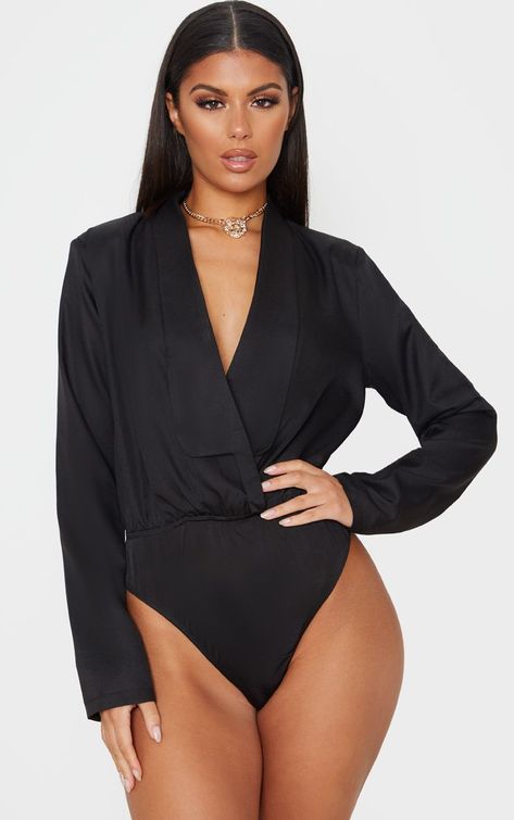 Black Woven Collared Deep Plunge Bodysuit 30.60 AUD Black Plunge Bodysuit, High Stretch V-neck Bodysuit For Night Out, V-neck Stretch Bodysuit For Pool, Stretch V-neck Bodysuit For Club, Deep Plunge Bodysuit, Black V-neck Bodysuit With Built-in Bra, Plunge Bodysuit, Black Weave, Deep Plunge