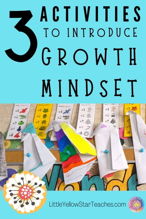 Mindset Monday Activities, Growth Mindset Bell Ringers Middle School, Growth Mindset In The Classroom, Growth Mindset Projects, The Growth Mindset, New Years Growth Mindset, Teaching Growth Mindset To Kids, Growth Mindset Challenges, Growth Mindset For Kindergarten