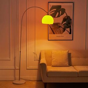 Floor Lamps - Lighting | The Range Standing Lamp Bedroom, Curved Floor Lamp, Apartment Lighting, Modern Standing Lamps, Arch Lamp, Family Room Sofa, Arc Floor Lamp, Floor Lamp Bedroom, Floor Lamps Living Room