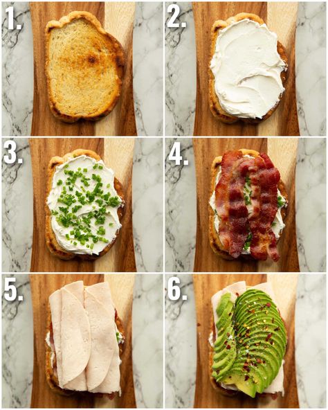 If you thought a turkey sandwich was boring, think again. This avocado turkey sandwich is simply delicious!! | www.somethingaboutsandwiches.com Sandwich Recipes With Avocado, Guacamole Sandwich Ideas, Avocado Cheese Sandwich, Sandwiches With Avocado, Smoked Turkey Sandwich Recipes, Keto Turkey Sandwich, Turkey Cream Cheese Sandwich, Turkey Avocado Melt, Turkey Bacon Sandwich Recipes