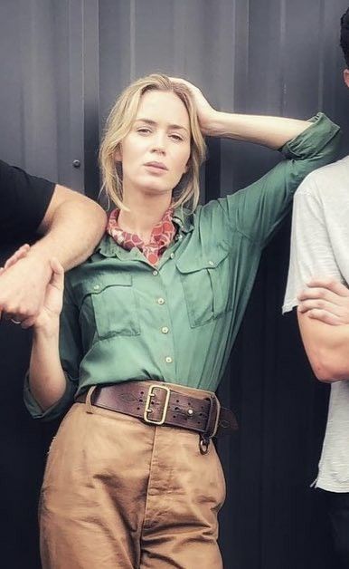 Lily Houghton, Safari Outfit, Crocodile Hunter, Emily B, Jungle Cruise, John Krasinski, Bottle Charms, Welcome To The Jungle, Charlize Theron