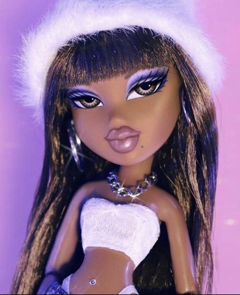 Bratz Doll Aesthetic, Black Bratz, Las Bratz, Black Bratz Doll, Bratz Aesthetic, Bratz Doll Outfits, Brat Doll, Bratz Girls, Doll Aesthetic