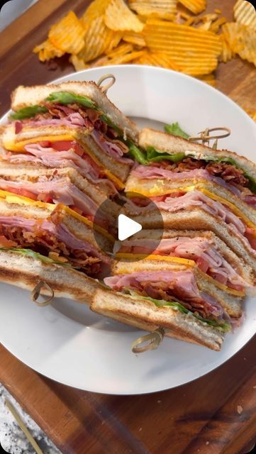 BRITSCOOKIN on Instagram: "Club Sandwich, a classic 🥪 #sandwich #yum #easyrecipes #southernfood #cajun" Turkey Club Sandwich, Cold Sandwich Recipes, Club Sandwich Recipes, Summer Sandwiches, Cold Sandwiches, Classic Sandwich, Sandwich Shops, Club Sandwich, Delicious Sandwiches