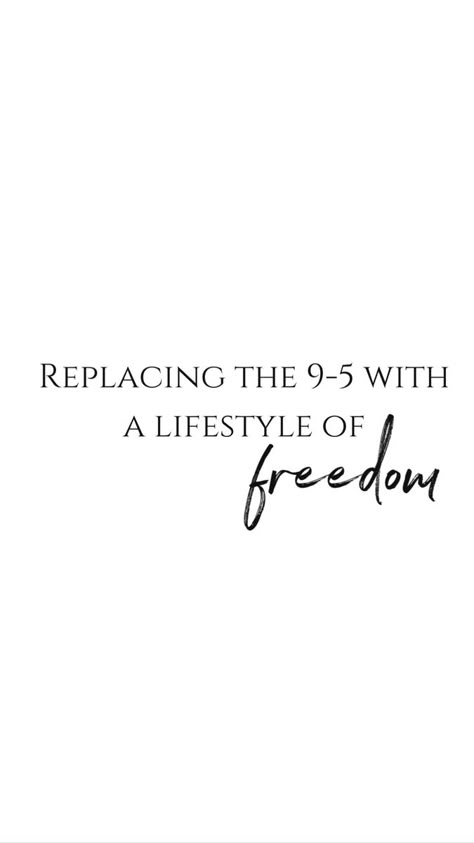 Creating a lifestyle of your own design by creating a business that will pay you residually for life🔥💵 Work Freedom, Freedom Lifestyle, Freedom Financial, Vision Board Book, Vision Board Party, Vision Board Pics, Freedom Quotes, Vision Board Goals, Vision Board Images