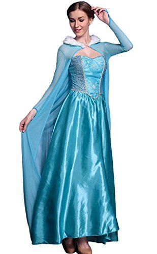 Snow Princess Costume One Size *** You can get more details by clicking on the image-affiliate link. Frozen Halloween Costumes, Frozen Costumes, Princess Fancy Dress, Blue Princess Dress, Great Costume Ideas, Food Party Ideas, Elsa Cosplay, Snow White Dresses, Snow White Costume