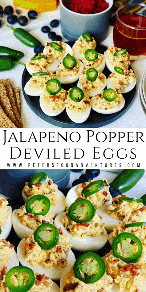 Jalapeno Popper Deviled Eggs, Smoked Deviled Eggs, Jalapeno Deviled Eggs, Devilled Eggs Recipe Best, Jalapeno Popper, Deviled Eggs Recipe, Eggs Recipe, Bacon Cheddar, Smoked Food Recipes