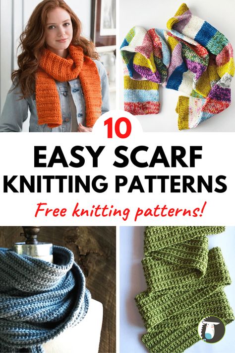 Free Scarf Knitting Patterns Easy, Knitted Neck Scarf Free Pattern, Free Knit Patterns For Scarfs, Easy Scarf Knitting Patterns Free, Knitting Patterns Free Scarf Cowls, Free Scarf Knitting Patterns, Free Blanket Knitting Patterns, Knit Scarf Patterns, Knitting Circle