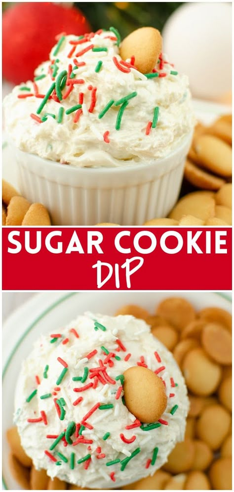 Crackers Dessert, Sugar Cookie Dip, Dip Cookies, Cookie Dip, Amazing Cookie Recipes, Jalapeno Popper Dip, Dessert Dip, Sugar Cookie Mix, Fruit Cookies