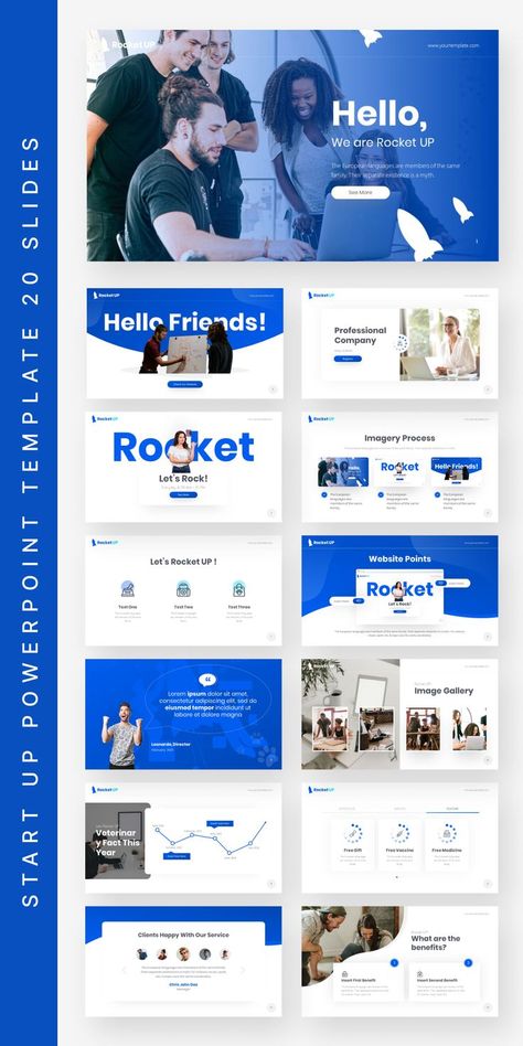 Start-Up PowerPoint Template Slides Layout, Startup Design, Presentation Template Design, Chart Infographic, Powerpoint Slide Designs, Powerpoint Layout, Company Presentation, Infographic Design Layout, Data Visualization Design