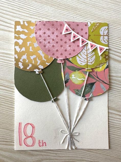 Best Birthday Gifts For Friend, Easy Homemade Birthday Gift For Your Bestie, Crafty Bday Gifts, Quick Easy Birthday Cards, Birthday Cards Girlfriend, Diy Gifts For 18th Birthday, Diy Birthday Scrapbook Ideas, Crafty Card Ideas, Birthday Note To Friend