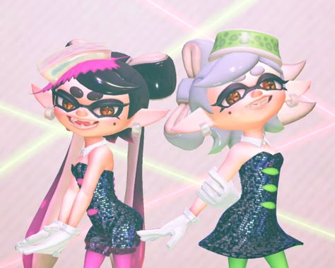 Marie Pfp, Squid Sisters Splatoon, Nintendo Girl, Marina And Pearl, Splatoon Callie, Callie Splatoon, Marie Splatoon, Callie Marie, Splatoon Idols