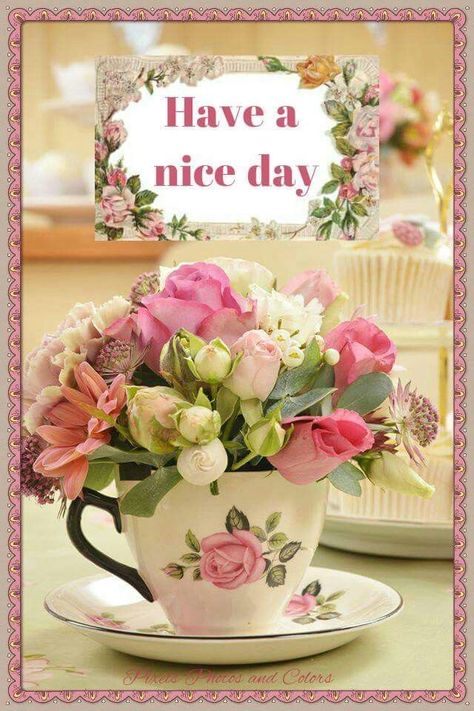 Have A Nice Day Pictures, Photos, and Images for Facebook, Tumblr, Pinterest, and Twitter Good Day Images, Tuesday Greetings, Happy Day Quotes, Good Morning Tuesday, Good Morning Flowers Gif, Good Day Quotes, Morning Greetings Quotes, Good Morning Gif, Good Morning Picture