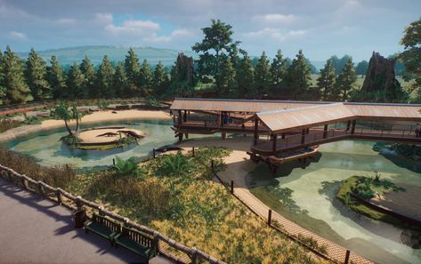 Planet Zoo Alligator Habitat, Planet Zoo Aardvark Habitat, Planet Zoo Penguin Habitat, Planet Zoo Crocodile Habitat, Planet Zoo African Habitat, Planet Zoo Deer Habitat, Planet Zoo Enclosure, Prehistoric Kingdom Builds, Planet Zoo Flamingo Habitat